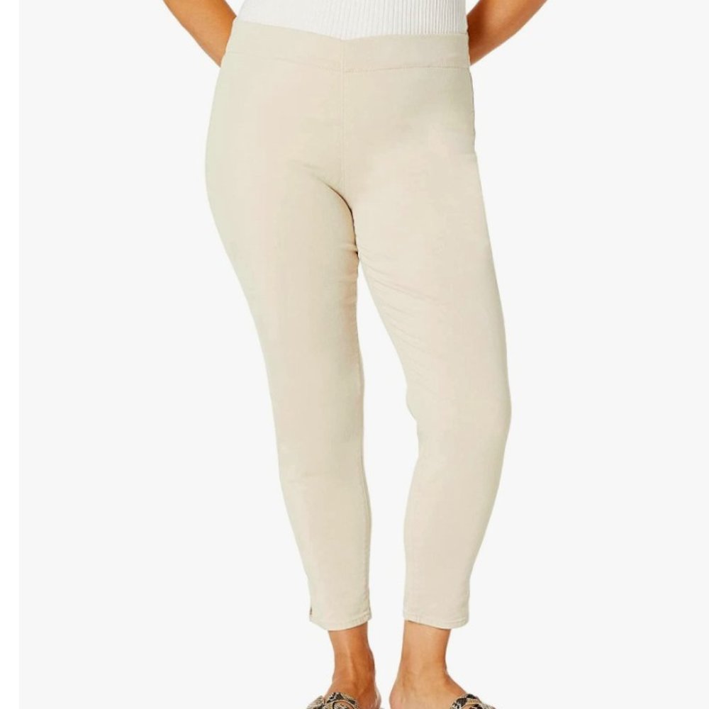 NWT NYDJ Pull-On Skinny Ankle Slit Jeans Size 16P